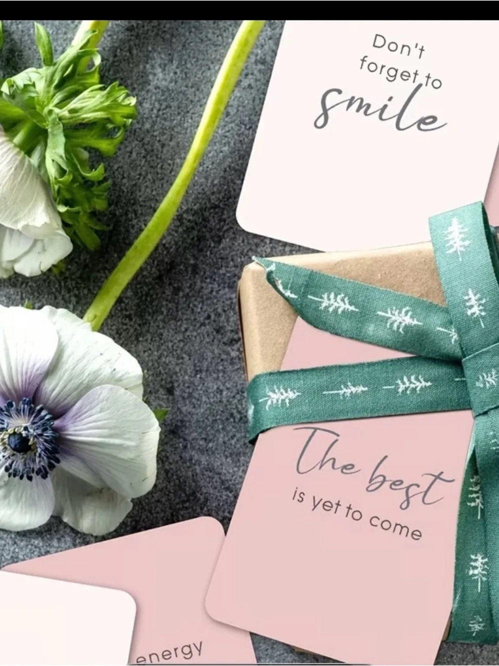 Inspirational Pink Affirmation Card Deck